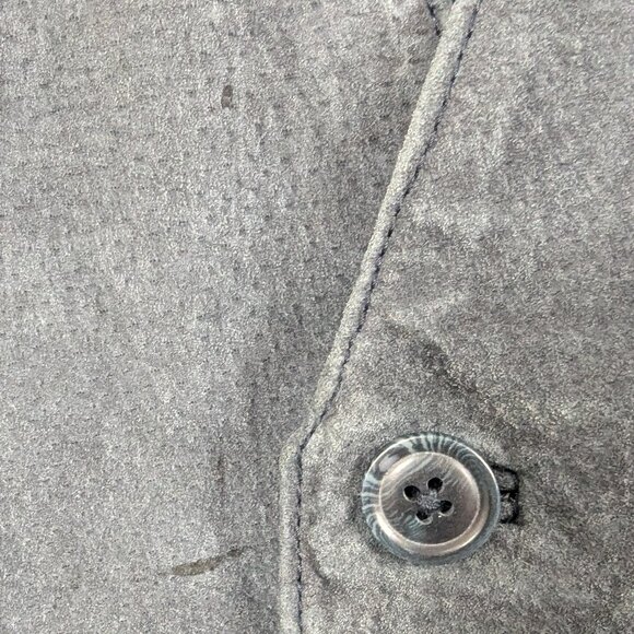 Vintage Greatland Apparel Blue Leather Vest - Picture 5 of 9